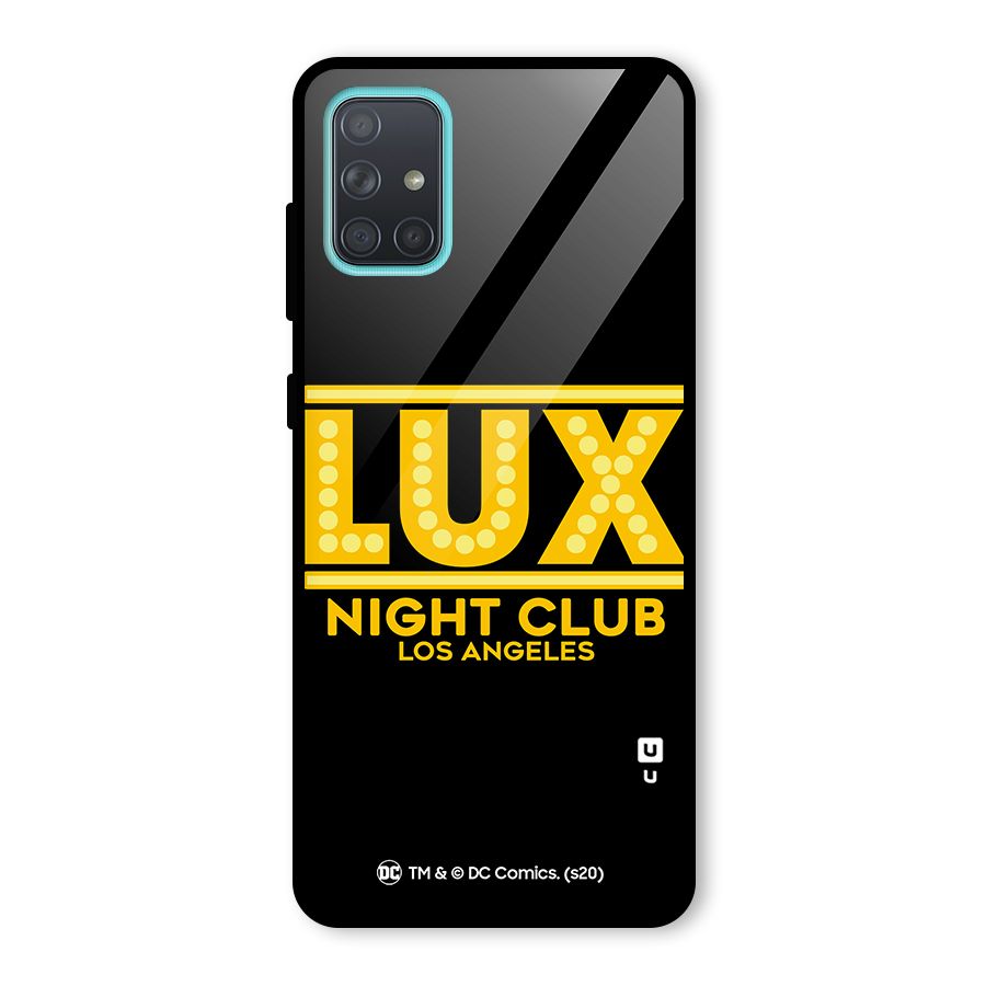 Lucifer Club Los Angeles Glass Back Case for Galaxy A71
