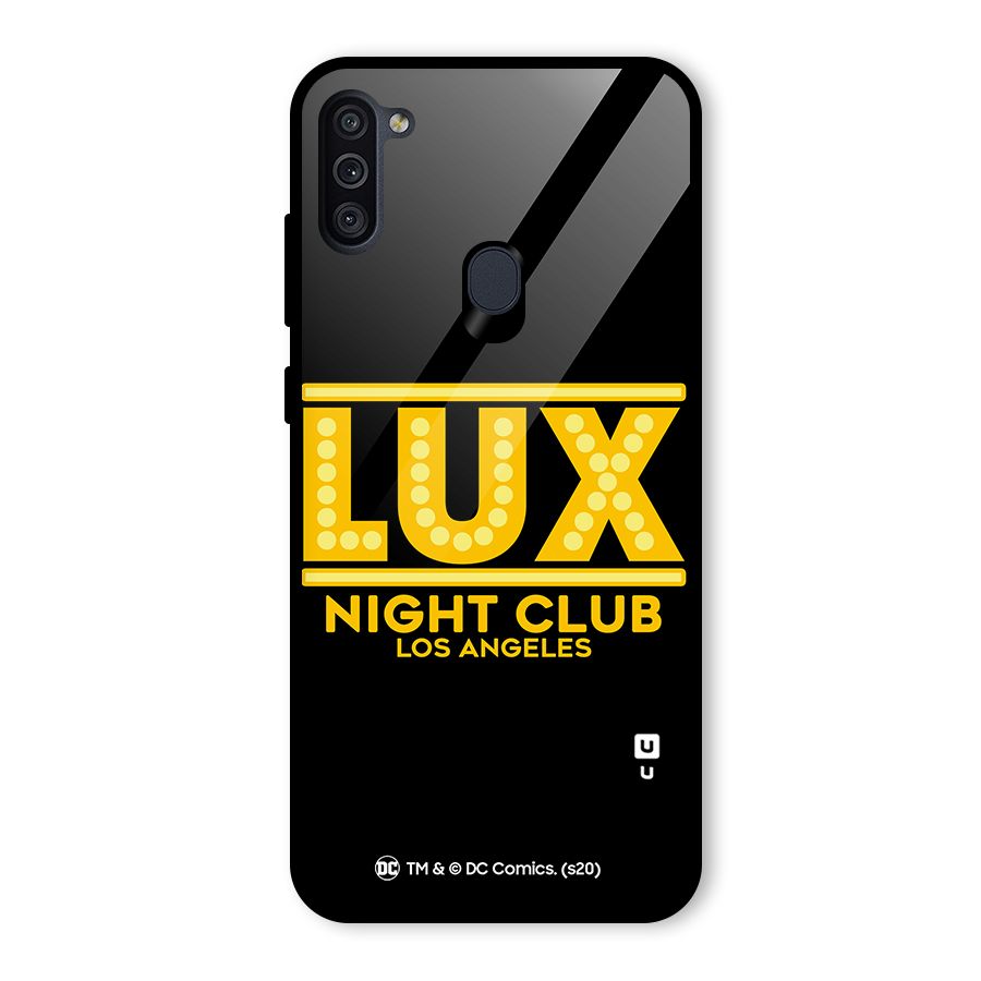 Lucifer Club Los Angeles Glass Back Case for Galaxy M11