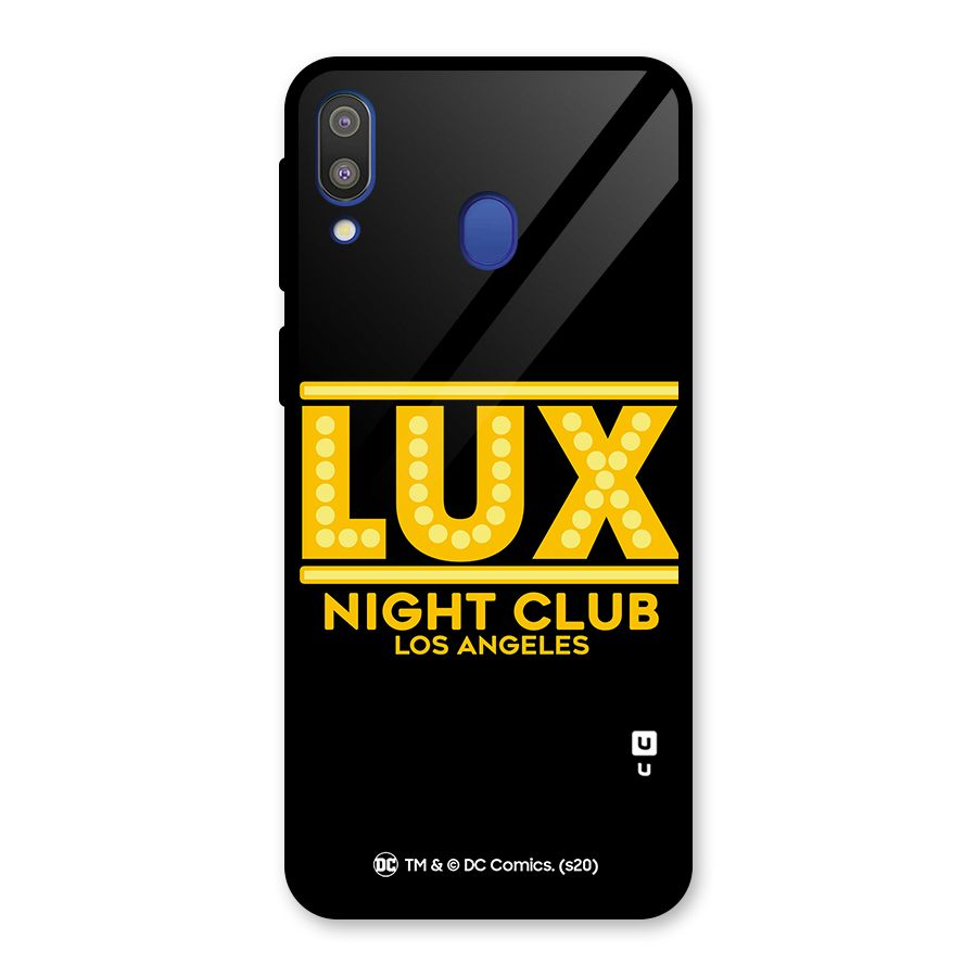 Lucifer Club Los Angeles Glass Back Case for Galaxy M20