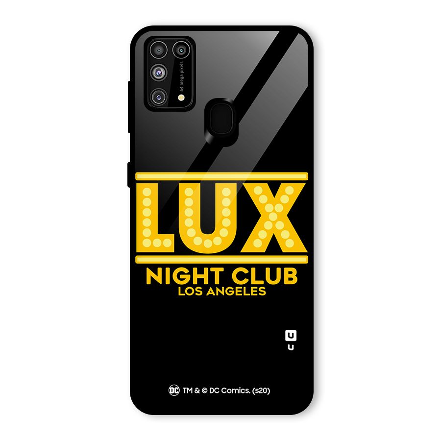 Lucifer Club Los Angeles Glass Back Case for Galaxy M31