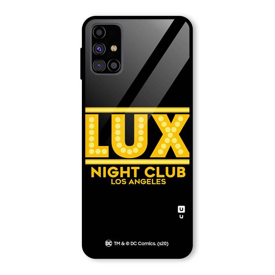 Lucifer Club Los Angeles Glass Back Case for Galaxy M31s