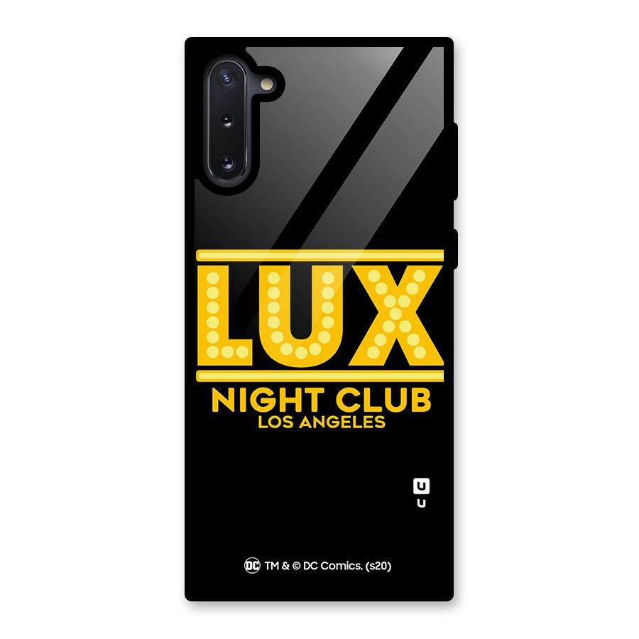 Lucifer Club Los Angeles Glass Back Case for Galaxy Note 10