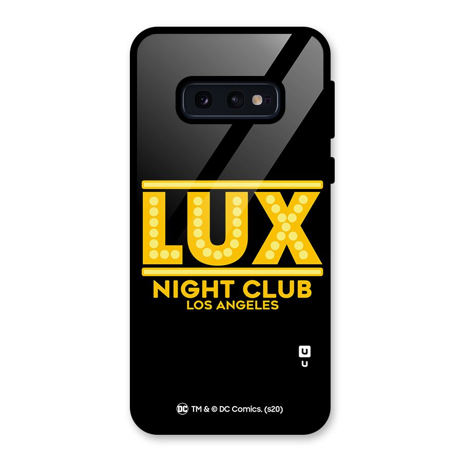 Lucifer Club Los Angeles Glass Back Case for Galaxy S10e