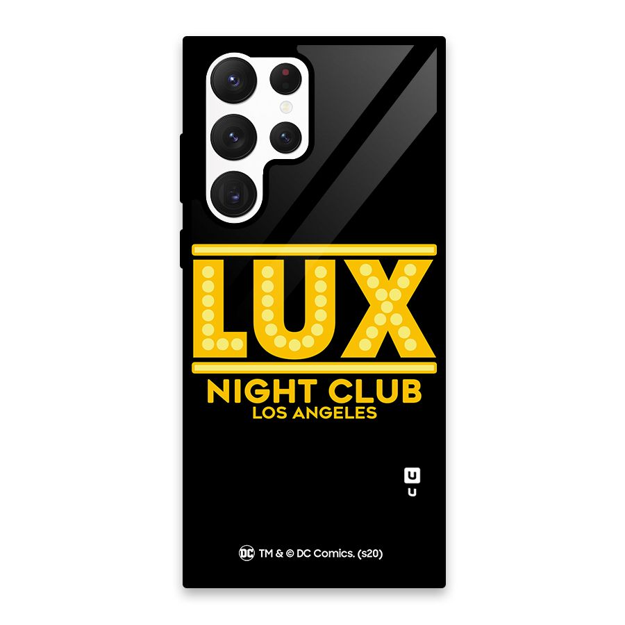 Lucifer Club Los Angeles Glass Back Case for Galaxy S22 Ultra 5G