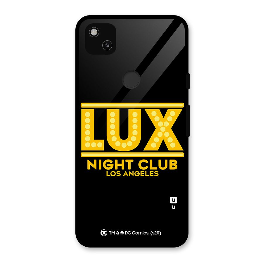 Lucifer Club Los Angeles Glass Back Case for Google Pixel 4a