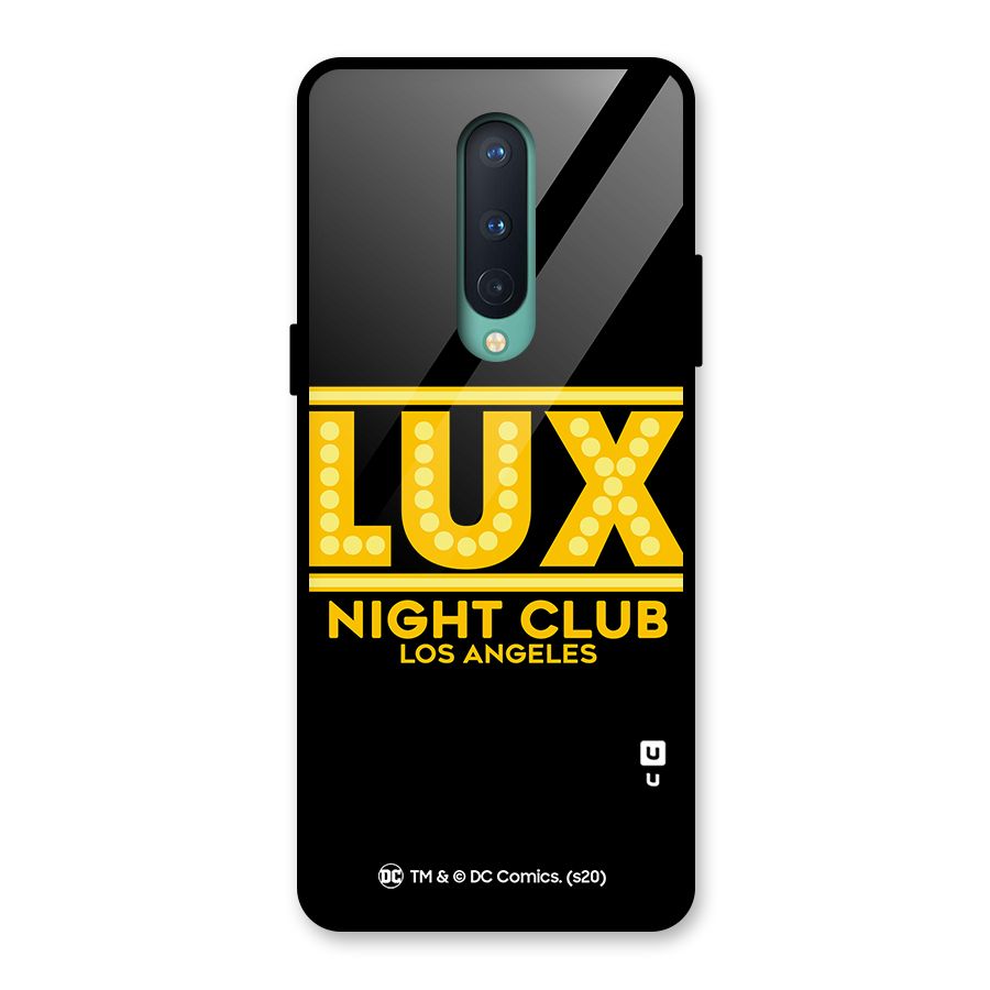 Lucifer Club Los Angeles Glass Back Case for OnePlus 8