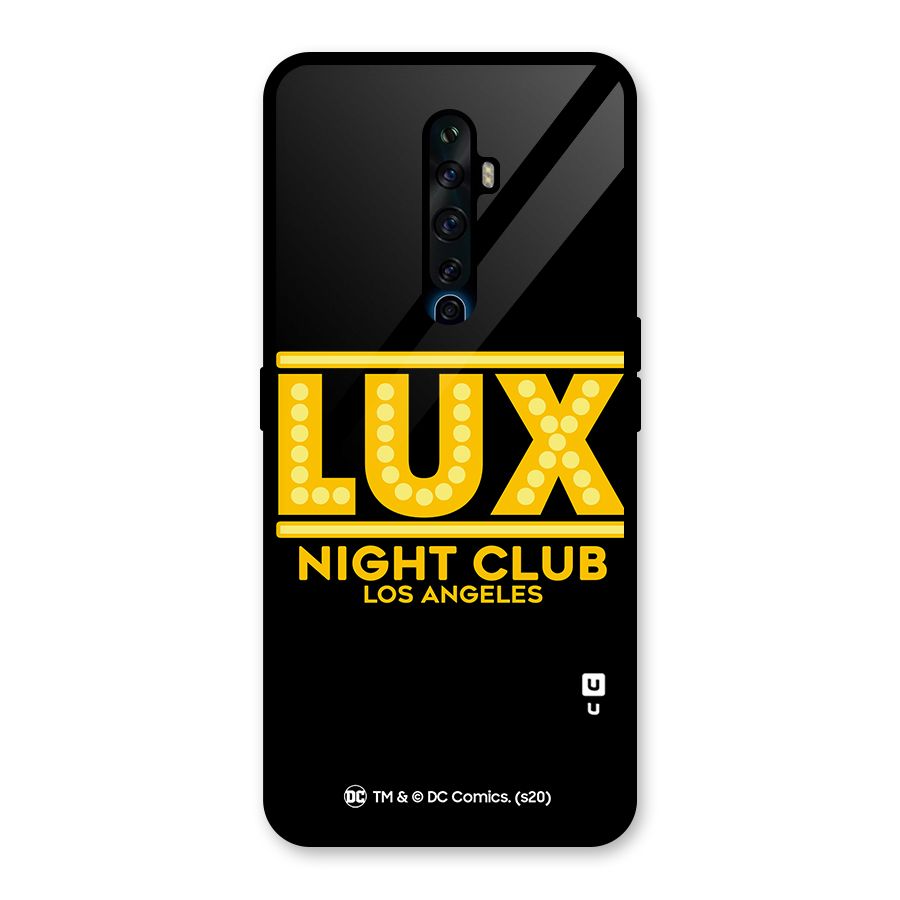 Lucifer Club Los Angeles Glass Back Case for Oppo Reno2 F