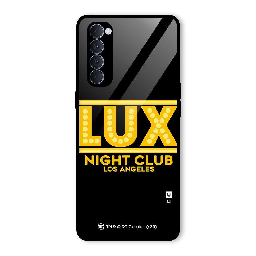 Lucifer Club Los Angeles Glass Back Case for Oppo Reno4 Pro