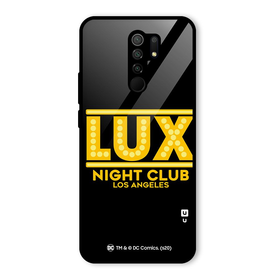 Lucifer Club Los Angeles Glass Back Case for Redmi 9 Prime