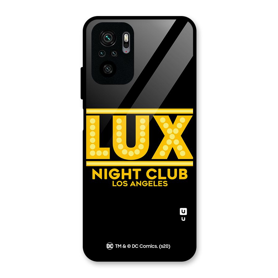 Lucifer Club Los Angeles Glass Back Case for Redmi Note 10S