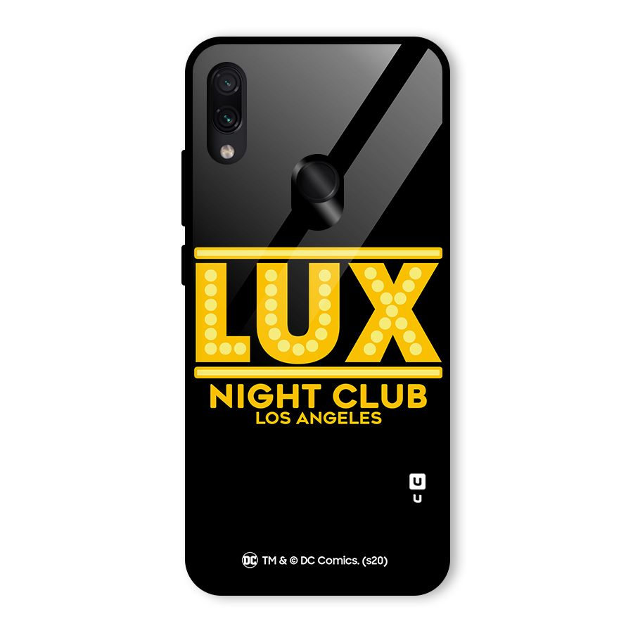 Lucifer Club Los Angeles Glass Back Case for Redmi Note 7