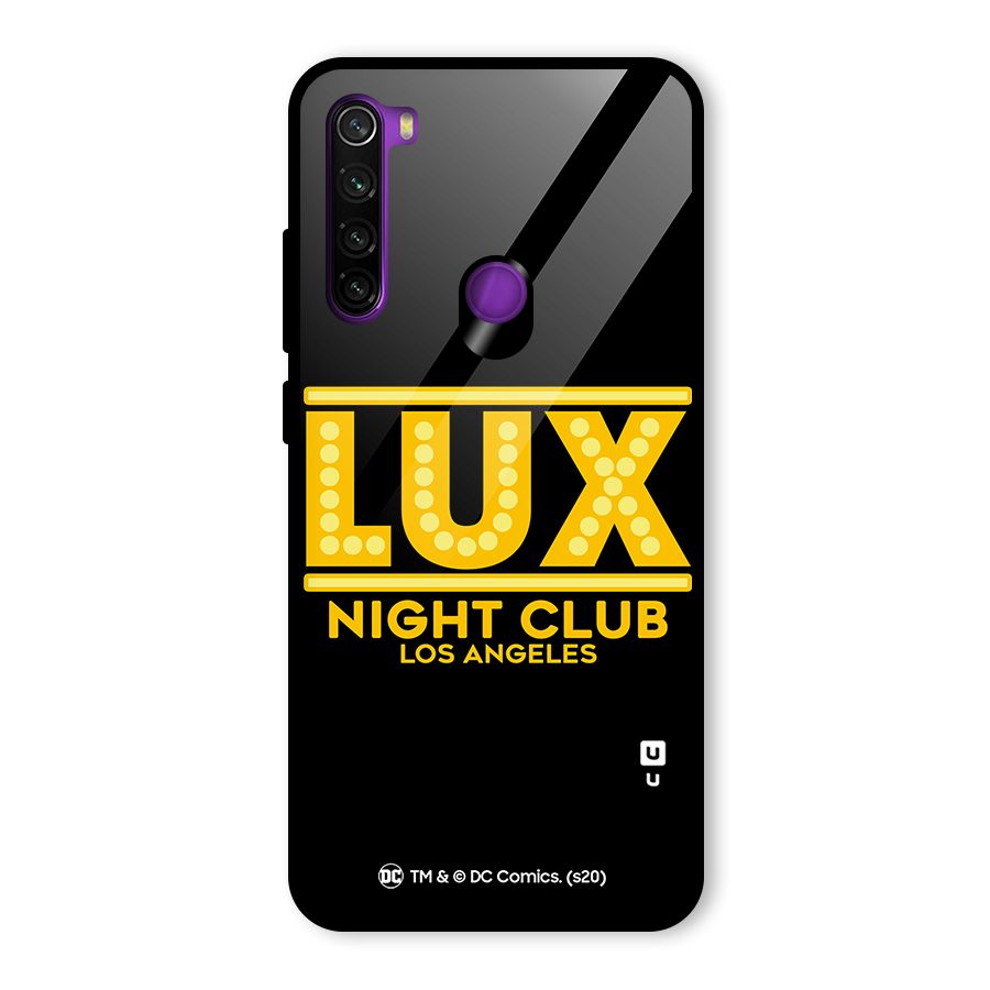 Lucifer Club Los Angeles Glass Back Case for Redmi Note 8