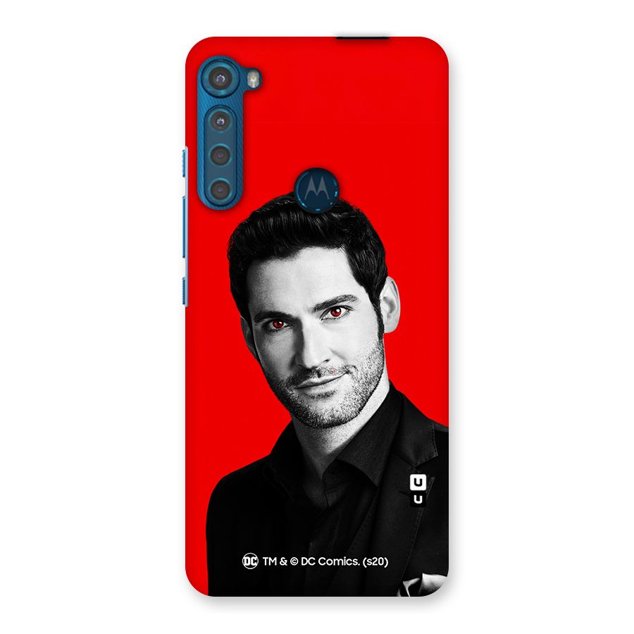 Lucifer Devil Smile Back Case for Motorola One Fusion Plus