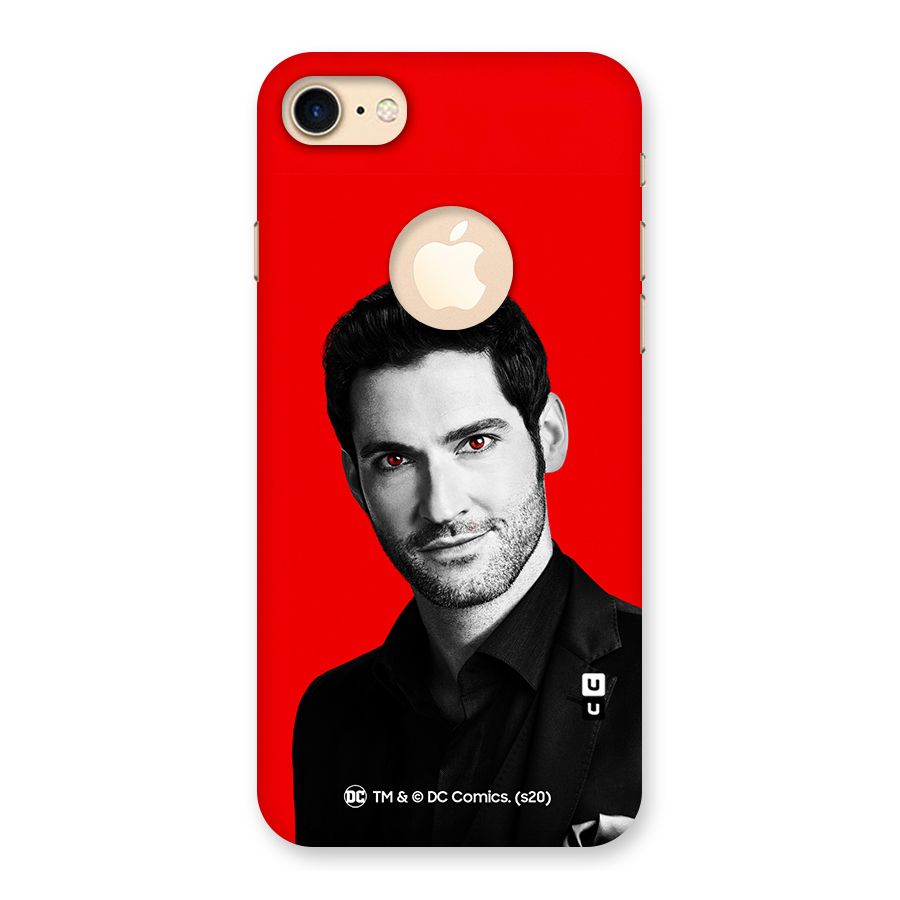 Lucifer Devil Smile Back Case for iPhone 7 Logo Cut