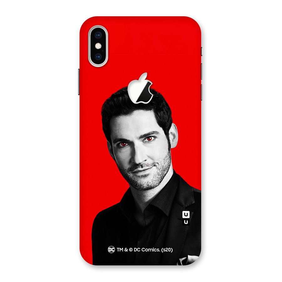 Lucifer Devil Smile Back Case for iPhone XS Max Apple Cut