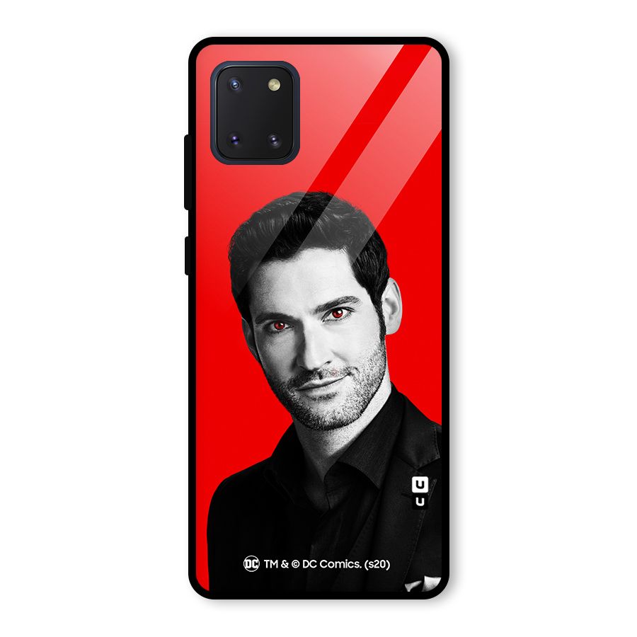 Lucifer Devil Smile Glass Back Case for Galaxy Note 10 Lite