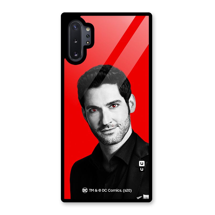 Lucifer Devil Smile Glass Back Case for Galaxy Note 10 Plus