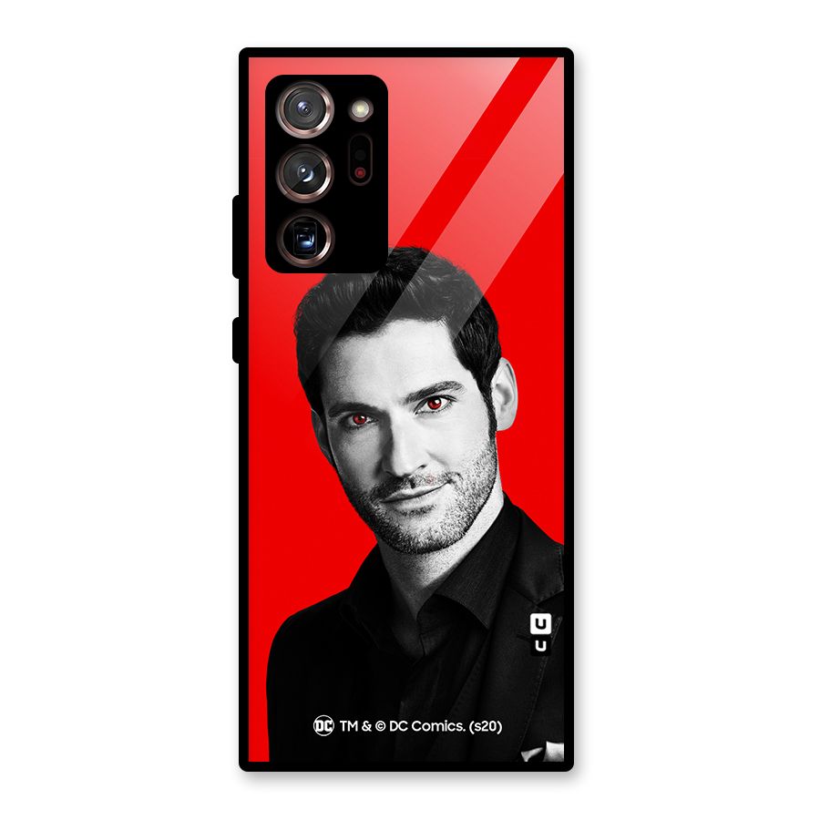 Lucifer Devil Smile Glass Back Case for Galaxy Note 20 Ultra 5G
