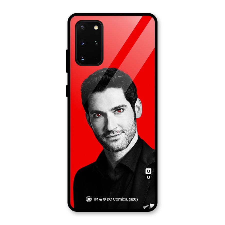 Lucifer Devil Smile Glass Back Case for Galaxy S20 Plus