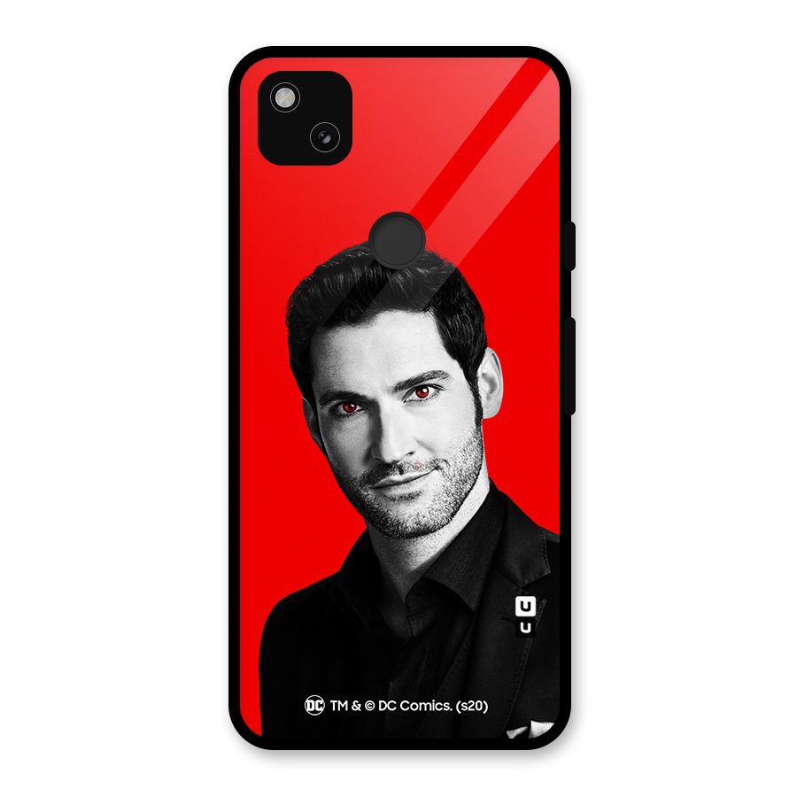 Lucifer Devil Smile Glass Back Case for Google Pixel 4a