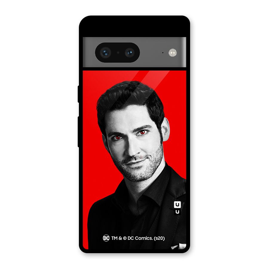Lucifer Devil Smile Glass Back Case for Google Pixel 7