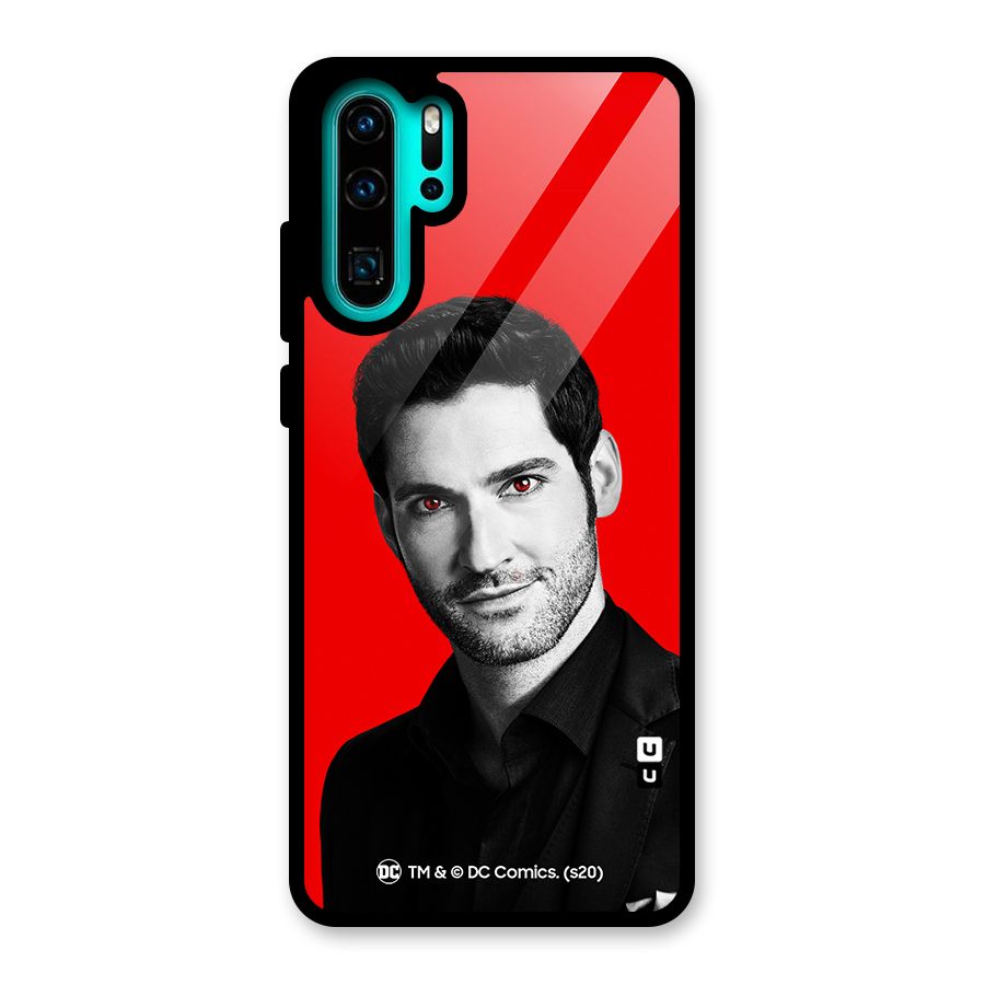 Lucifer Devil Smile Glass Back Case for Huawei P30 Pro