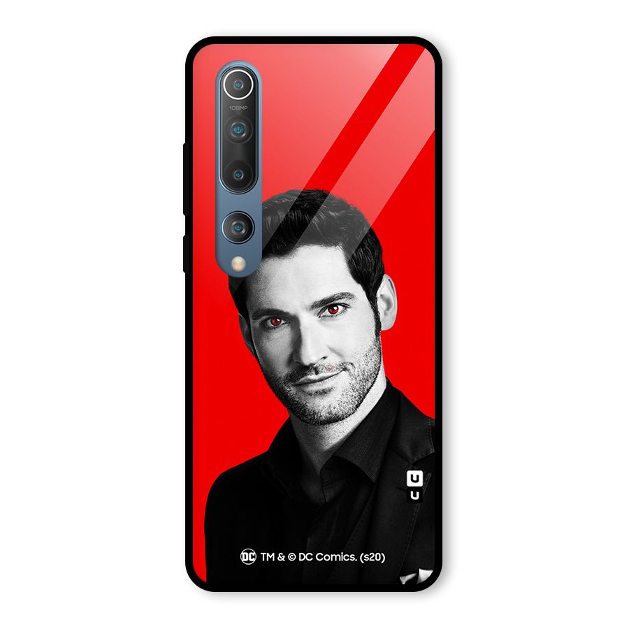 Lucifer Devil Smile Glass Back Case for Mi 10