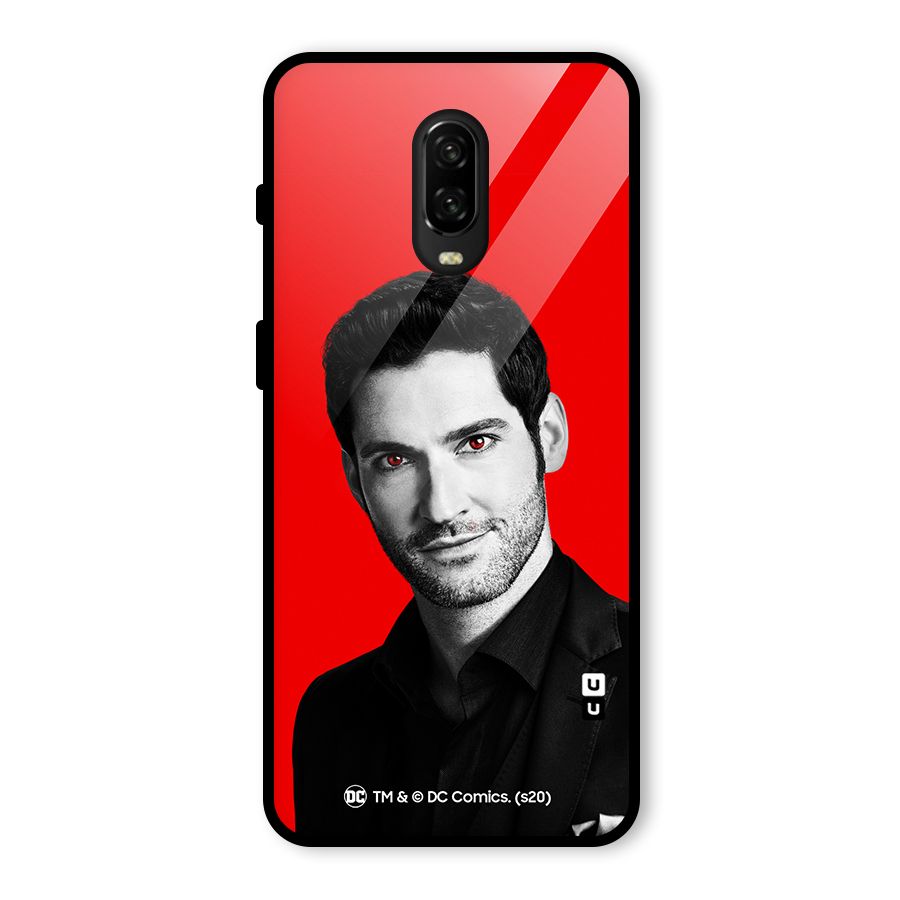 Lucifer Devil Smile Glass Back Case for OnePlus 6T