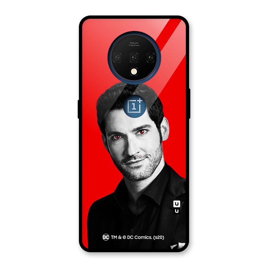 Lucifer Devil Smile Glass Back Case for OnePlus 7T