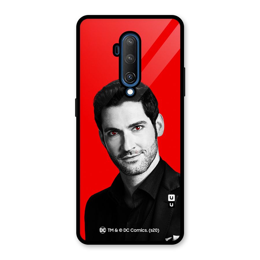 Lucifer Devil Smile Glass Back Case for OnePlus 7T Pro