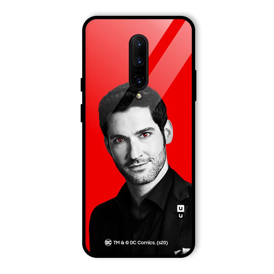Lucifer Devil Smile Glass Back Case for OnePlus 7 Pro