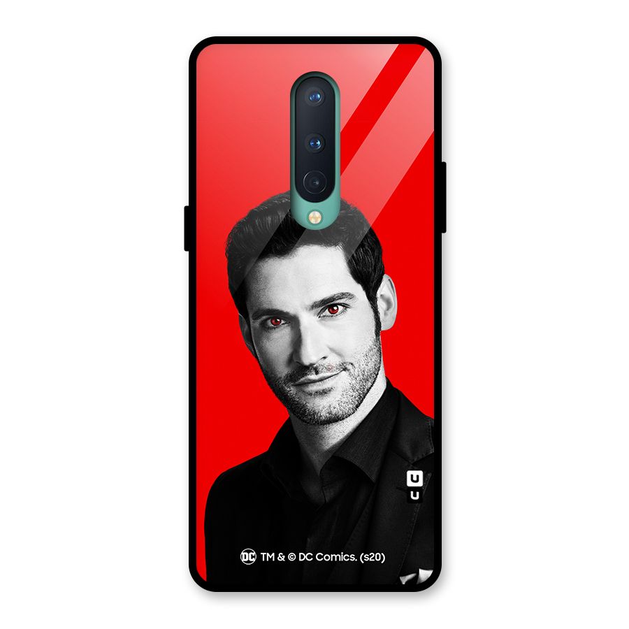 Lucifer Devil Smile Glass Back Case for OnePlus 8