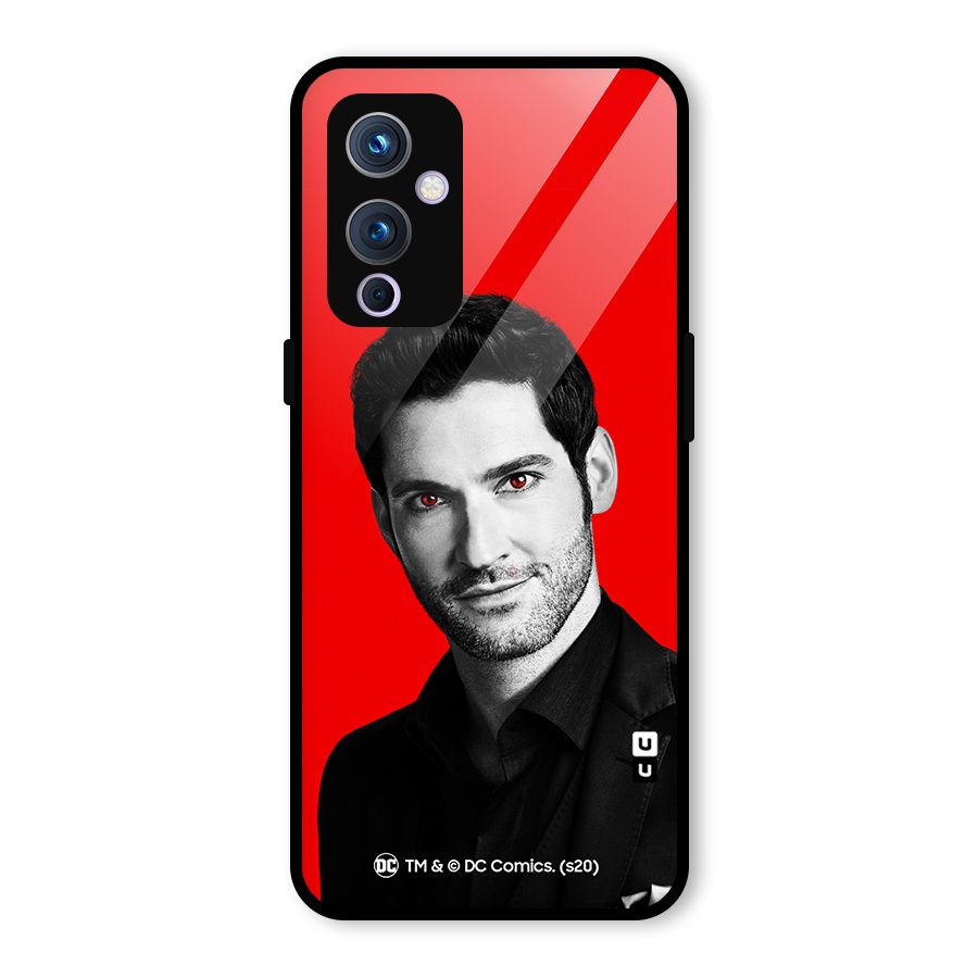 Lucifer Devil Smile Glass Back Case for OnePlus 9