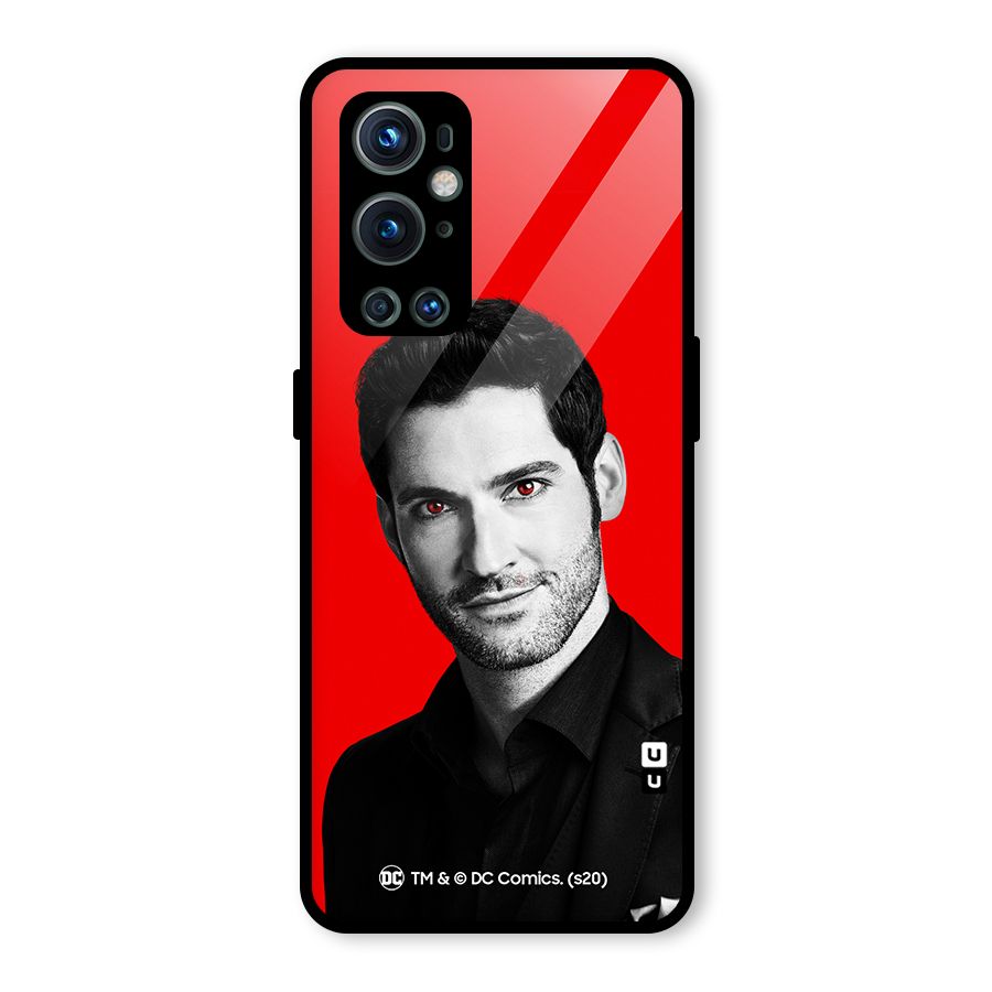 Lucifer Devil Smile Glass Back Case for OnePlus 9 Pro