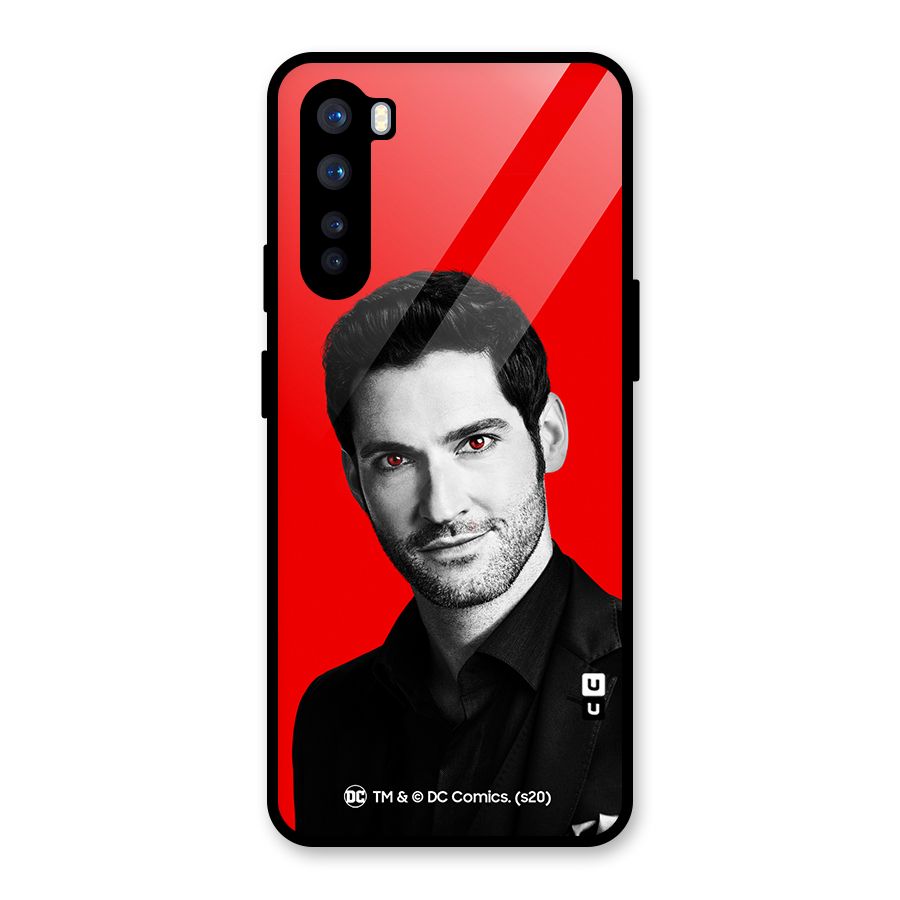 Lucifer Devil Smile Glass Back Case for OnePlus Nord