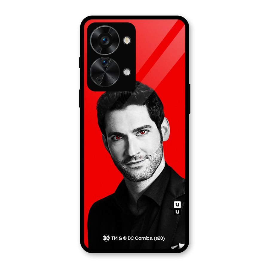 Lucifer Devil Smile Glass Back Case for OnePlus Nord 2T