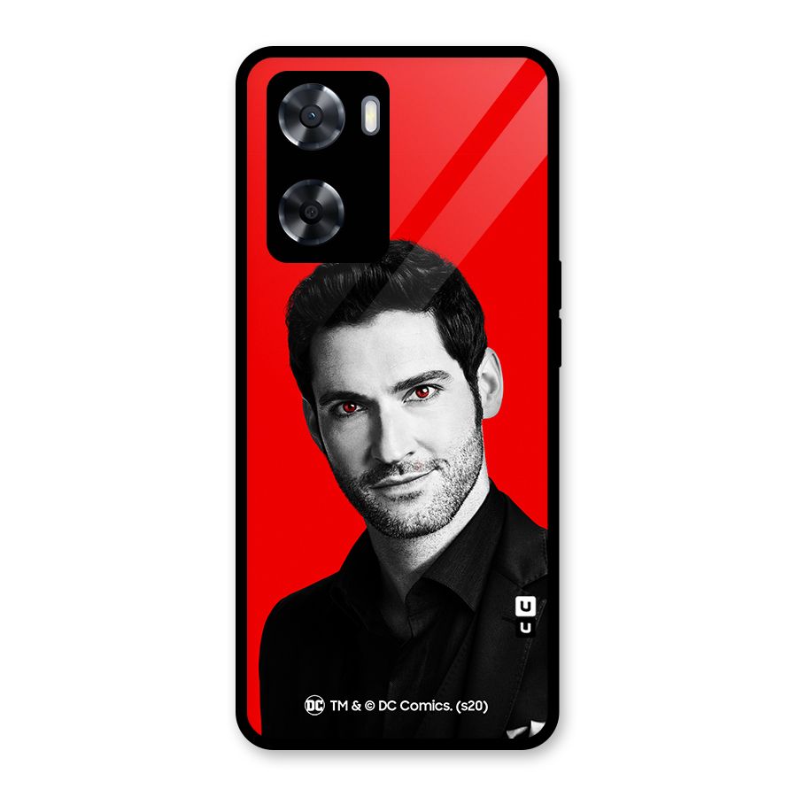 Lucifer Devil Smile Glass Back Case for Oppo A57 2022