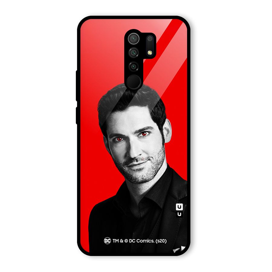 Lucifer Devil Smile Glass Back Case for Poco M2