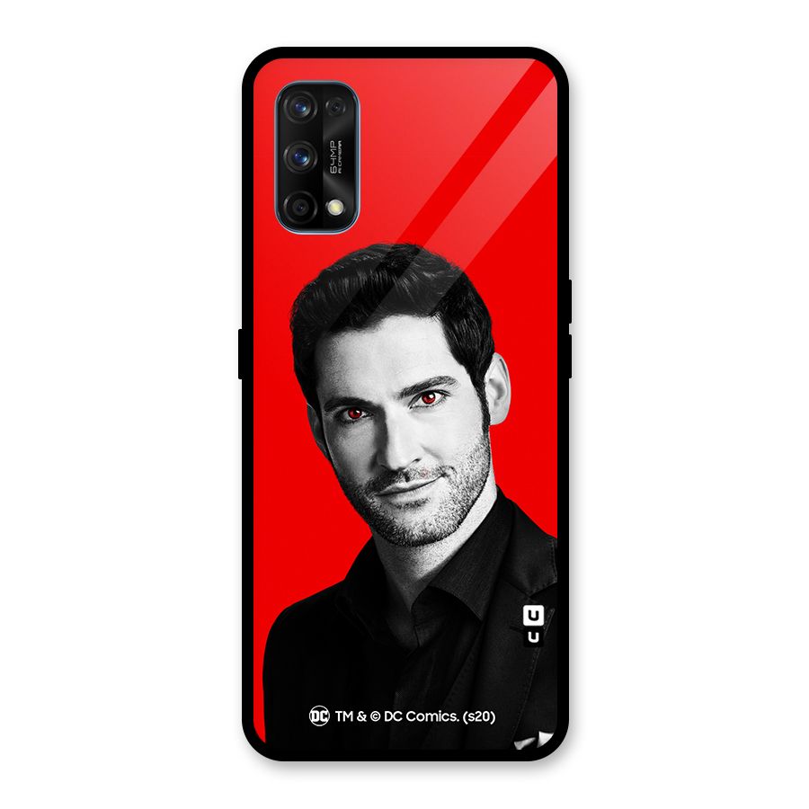 Lucifer Devil Smile Glass Back Case for Realme 7 Pro