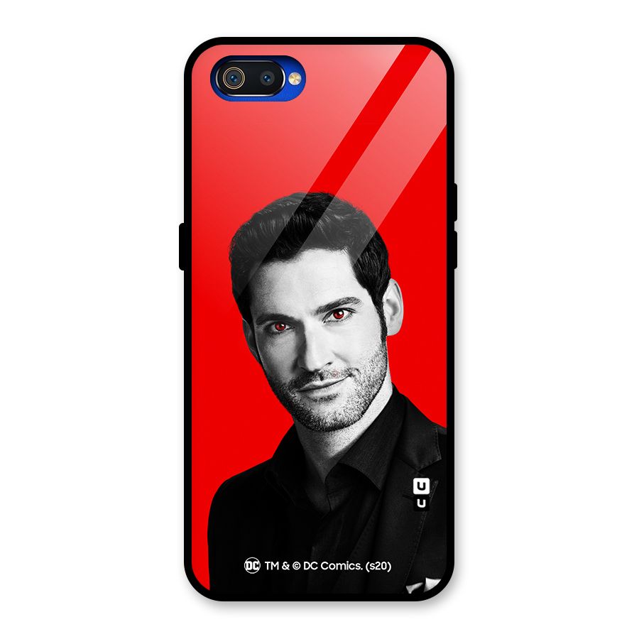 Lucifer Devil Smile Glass Back Case for Realme C2
