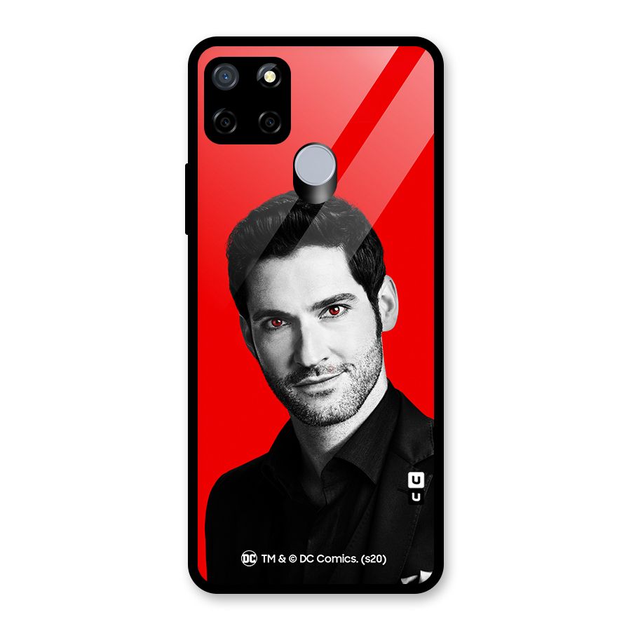 Lucifer Devil Smile Glass Back Case for Realme Narzo 20