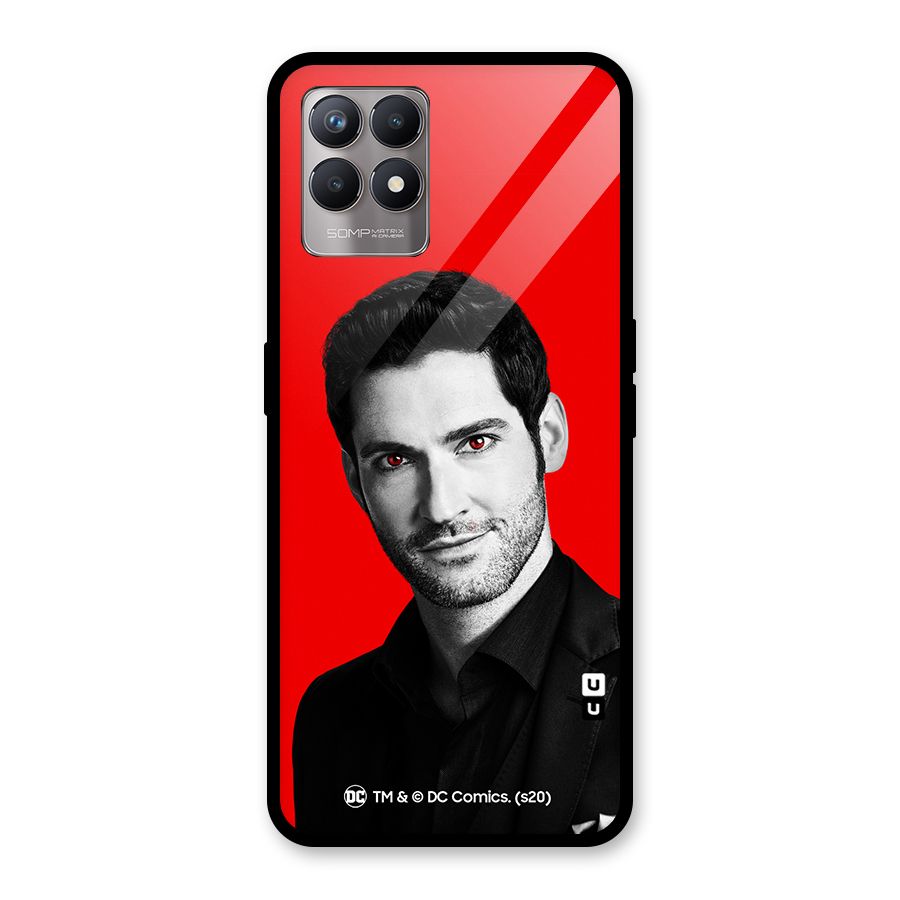 Lucifer Devil Smile Glass Back Case for Realme Narzo 50