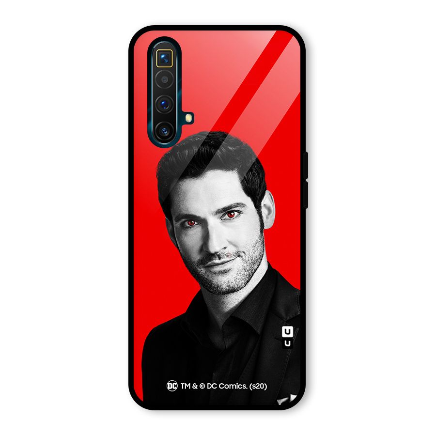 Lucifer Devil Smile Glass Back Case for Realme X3 SuperZoom