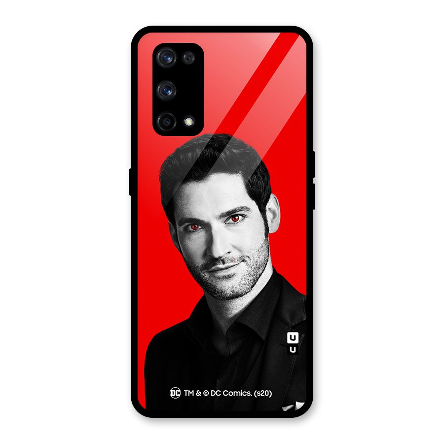 Lucifer Devil Smile Glass Back Case for Realme X7 Pro