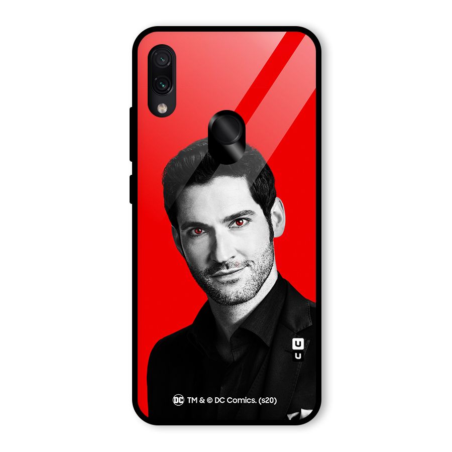 Lucifer Devil Smile Glass Back Case for Redmi Note 7S