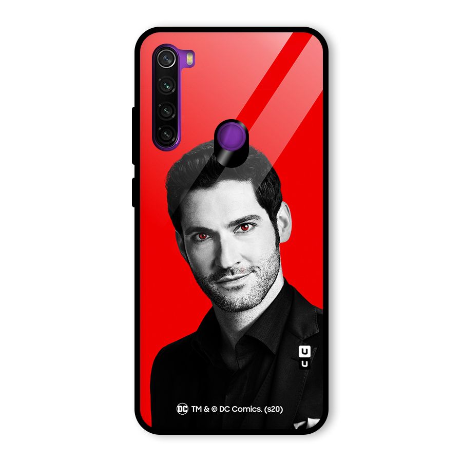 Lucifer Devil Smile Glass Back Case for Redmi Note 8