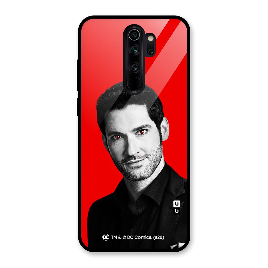 Lucifer Devil Smile Glass Back Case for Redmi Note 8 Pro