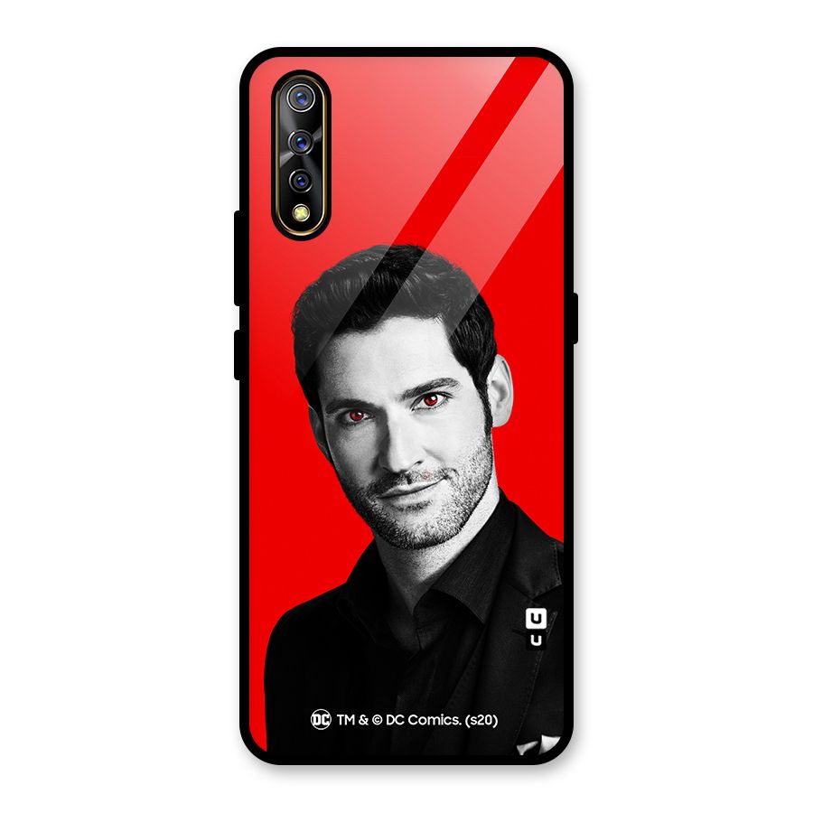 Lucifer Devil Smile Glass Back Case for Vivo S1