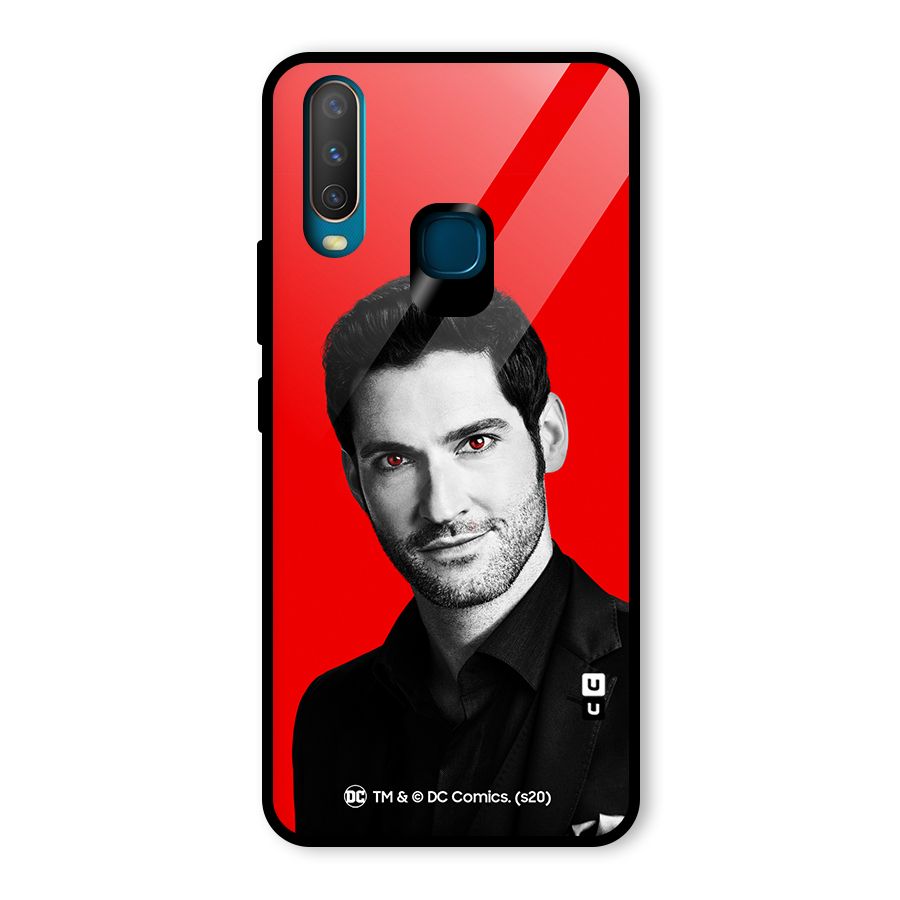 Lucifer Devil Smile Glass Back Case for Vivo U10