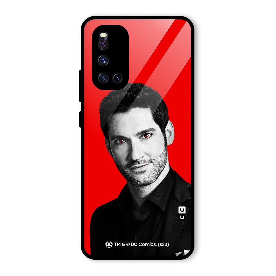 Lucifer Devil Smile Glass Back Case for Vivo V19